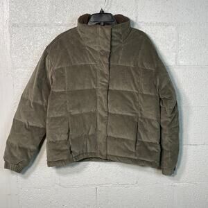 Columbia Women's Ruby Falls Corduroy Novelty Jacket green large